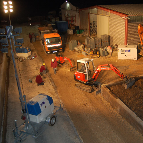 Installation groupe électrogène